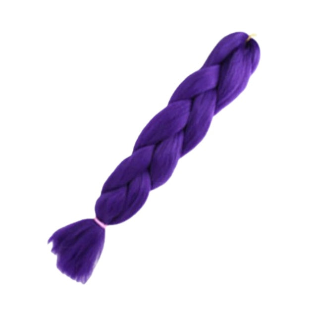 1 Piece 24 Inch Jumbo Braid Ombre Synthetic Braiding Hair Extensions for Women – Soft 1-Strand Jumbo Braid for DIY Box Braids