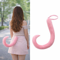 Blush Pink Cat Ears & Tail – Complete Cosplay Set