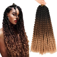 Passion Twist Crochet Hair Synthetic Braiding Hair Extensions 14 18 22Inch