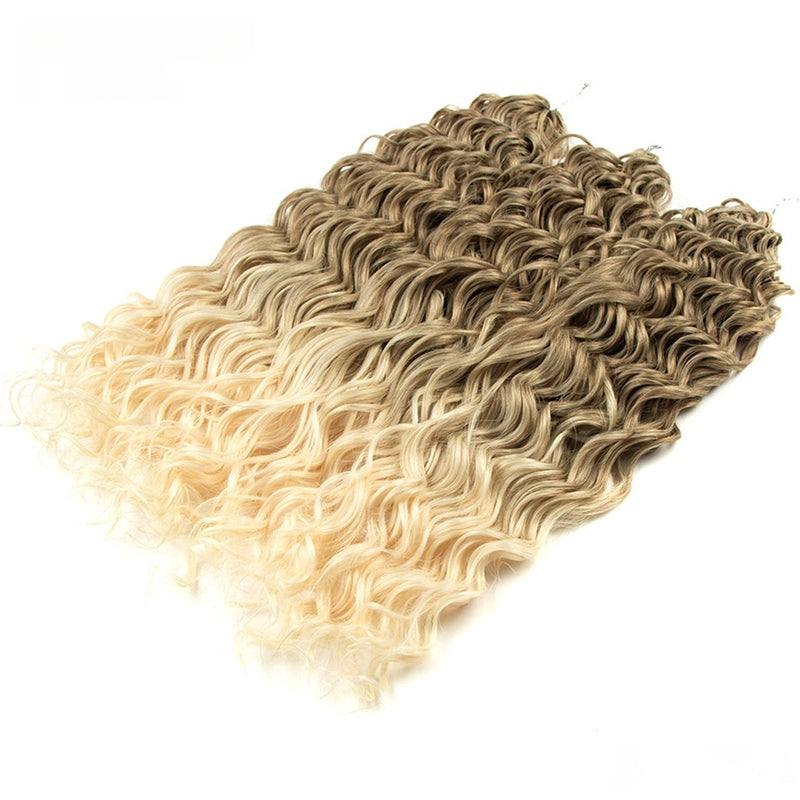 Deep Wavy Twist Crochet Hair Synthetic Afro Curly Hair Crochet Braids