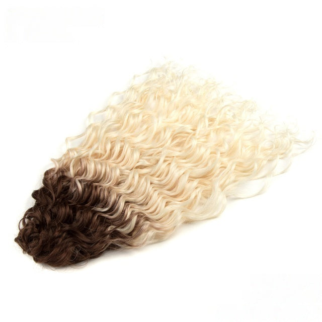 Deep Wavy Twist Crochet Hair Synthetic Afro Curly Hair Crochet Braids