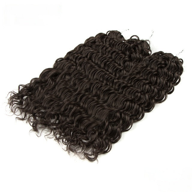 Deep Wavy Twist Crochet Hair Synthetic Afro Curly Hair Crochet Braids