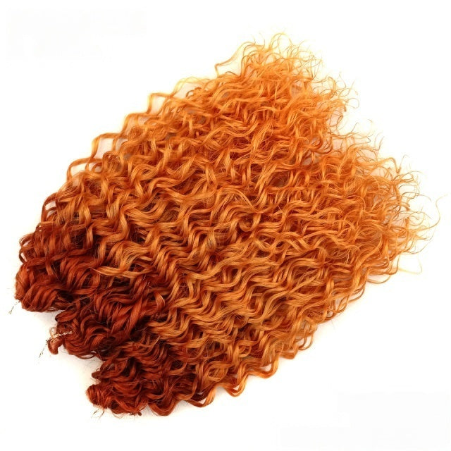 Deep Wavy Twist Crochet Hair Synthetic Afro Curly Hair Crochet Braids