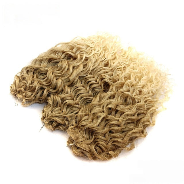 Deep Wavy Twist Crochet Hair Synthetic Afro Curly Hair Crochet Braids