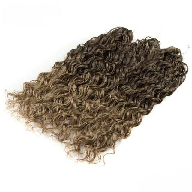 Deep Wavy Twist Crochet Hair Synthetic Afro Curly Hair Crochet Braids