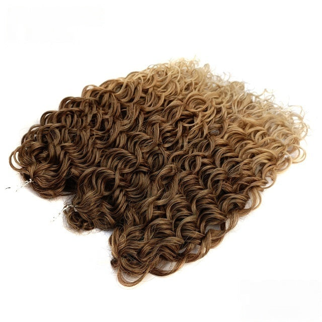 Deep Wavy Twist Crochet Hair Synthetic Afro Curly Hair Crochet Braids