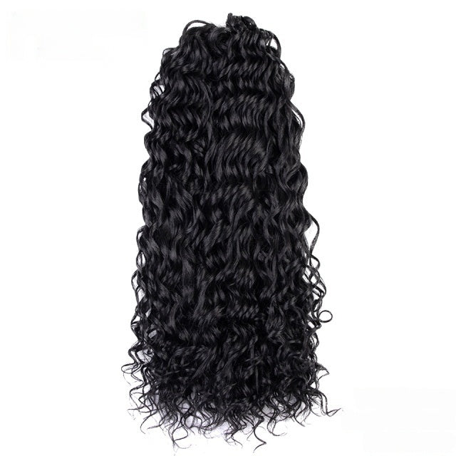 Deep Wavy Twist Crochet Hair Synthetic Afro Curly Hair Crochet Braids