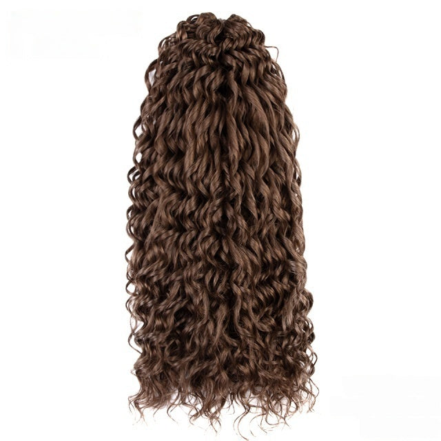 Deep Wavy Twist Crochet Hair Synthetic Afro Curly Hair Crochet Braids