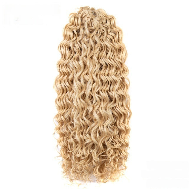 Deep Wavy Twist Crochet Hair Synthetic Afro Curly Hair Crochet Braids