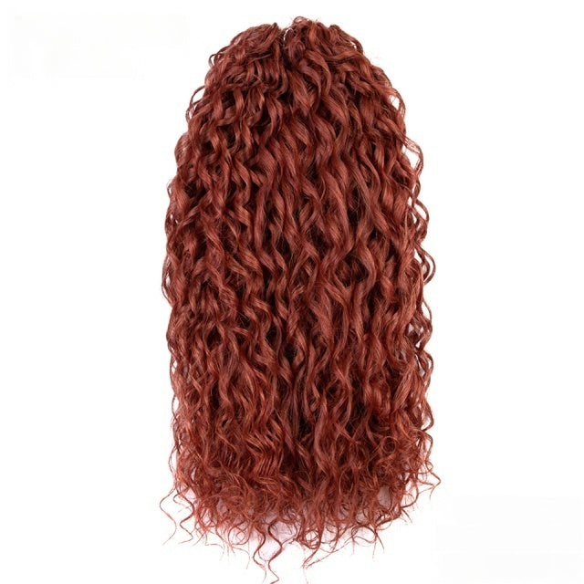 Deep Wavy Twist Crochet Hair Synthetic Afro Curly Hair Crochet Braids