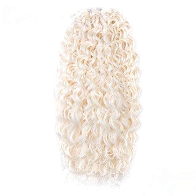 Deep Wavy Twist Crochet Hair Synthetic Afro Curly Hair Crochet Braids