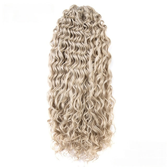 Deep Wavy Twist Crochet Hair Synthetic Afro Curly Hair Crochet Braids