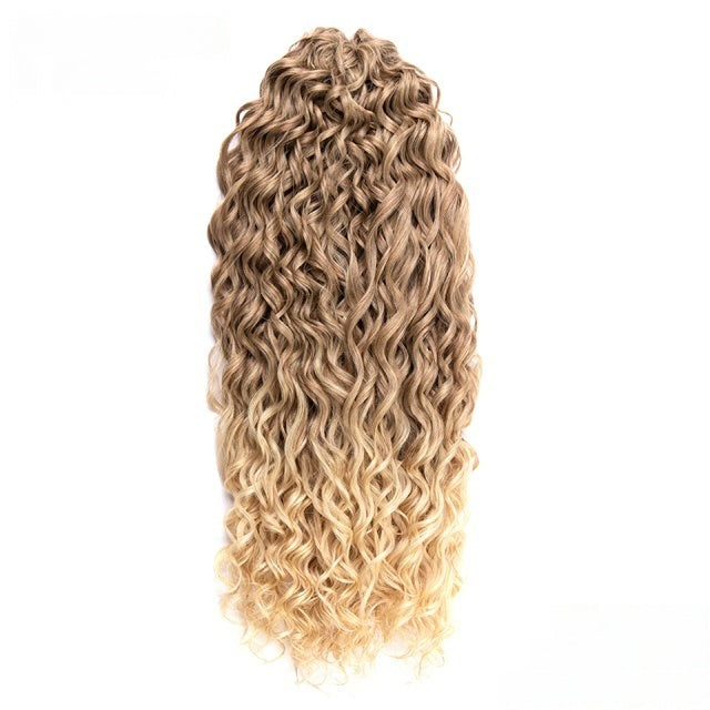 Deep Wavy Twist Crochet Hair Synthetic Afro Curly Hair Crochet Braids