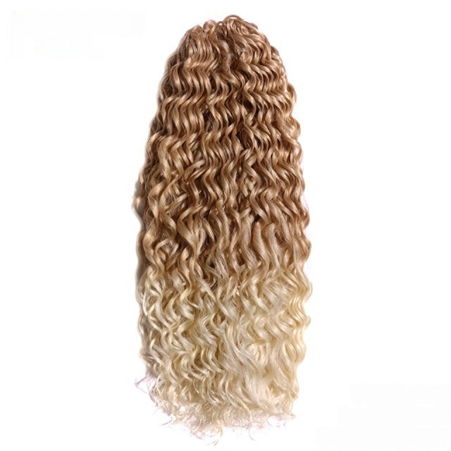 Deep Wavy Twist Crochet Hair Synthetic Afro Curly Hair Crochet Braids
