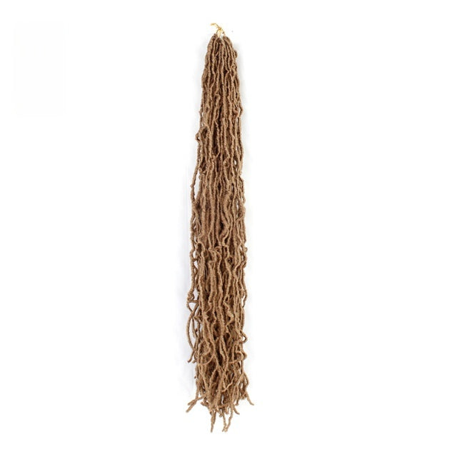 Soft NU Locs Crochet Hair – 36/24/18″ Pre-Twisted Faux Locs (20 Strands)