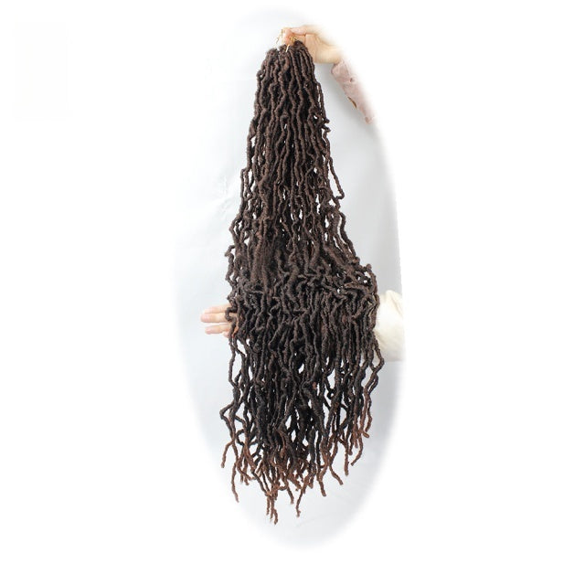 Soft NU Locs Crochet Hair – 36/24/18″ Pre-Twisted Faux Locs (20 Strands)
