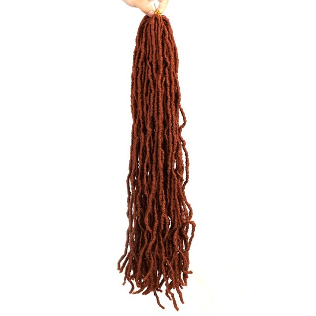 Soft NU Locs Crochet Hair – 36/24/18″ Pre-Twisted Faux Locs (20 Strands)