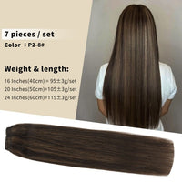 16-24 inch Clip In Human Hair Extensions