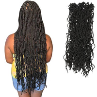 Soft NU Locs Crochet Hair – 36/24/18″ Pre-Twisted Faux Locs (20 Strands)