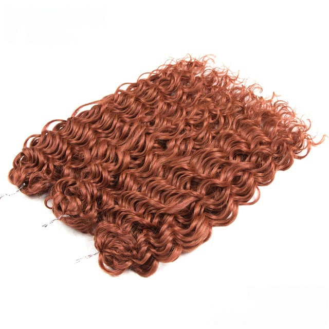 Deep Wavy Twist Crochet Hair Synthetic Afro Curly Hair Crochet Braids