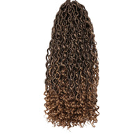 River Locs Crochet Hair Extensions – Curly Faux Locs Braids for Boho / Hippie Style