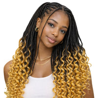 Pack of 3 Water Wave Braids Locs Crochet Hair 14 inch