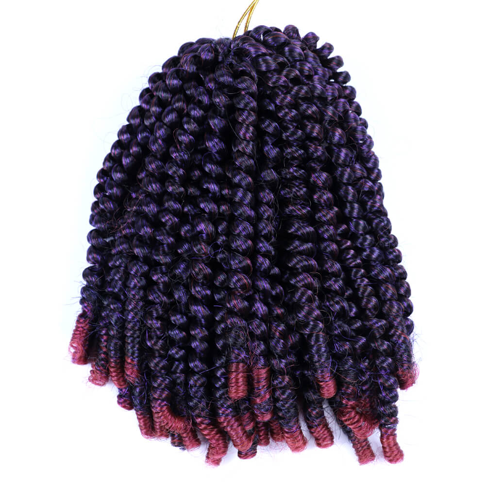 8 inch 3 Pack Spring Twist Crochet Braids