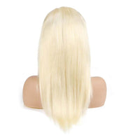 13x4 Pre Plucked Transparent Lace Frontal Wig with Baby Hair 150% Density Straight Blonde