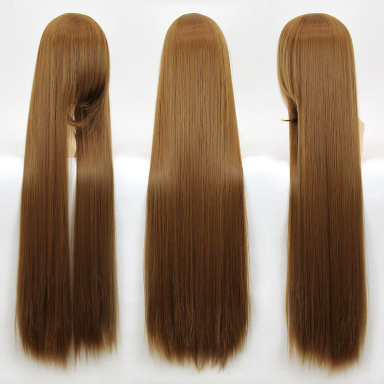 100cm 40inch Plenty Volume Hair Pro Cosplay Wigs Long Straight Wig for Professional Cosplayer