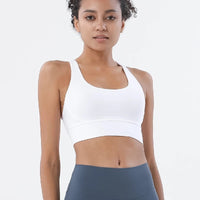Nylon Top Women Bra Sexy Top Woman Breathable Underwear Women Fitness Yoga Sports Bra For Women Gym 22 Colors