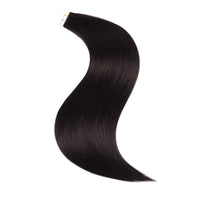 Natural Black Tape In Hair Extensions Human Hair Tape In Extensions Natural Black Remy Hair Tape In Extensions 40g 1B#