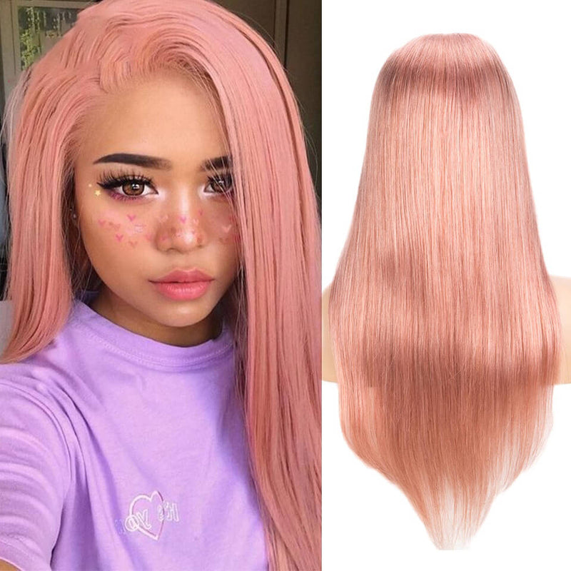 Honey Blonde Lace Front Wig Human Hair Straight 613 Lace Frontal Wig