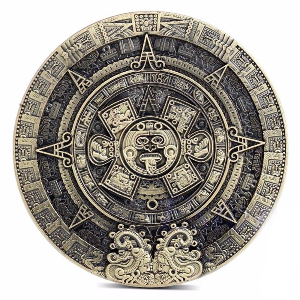 マヤ アステカ カレンダー お土産 予言 記念コイン アート コレクション ギフト プレゼント 面白い