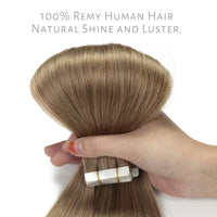 16 inch Seamless Remy Human Hair Tape in hair PU Skin Weft