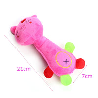 Durable Low Price Pet Dog Plush Toy Animal Shape with Squeaky for Small Dogs Chihuahua Yorkshire Bichon Puppy Chew Cleaning Toys