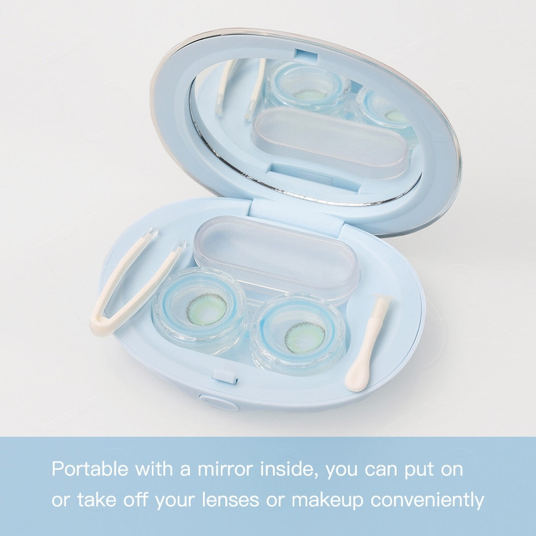 Colored Contacts Lens Case For  Eye Contacts