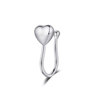 Cute Bunny Nose Ring Clip On Nose Cross Stainless Steel Heart Non Piercing Butterfly Nose Cuff Nariz Clip Jewelry Piercing Nez