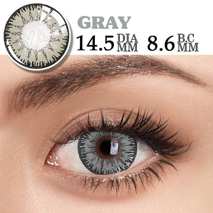 UYAAI 2 ピース/ペアカラーコンタクトレンズ目カラーアイレンズ DNA コンタクトレンズ美しい瞳孔化粧品毎年