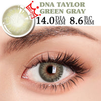 UYAAI 1Pair Taylor DNA Colored Contact Lenses Colorful Beauty Cosmetic Contacts Natural Color Lens Eye Contact Blue Lenses