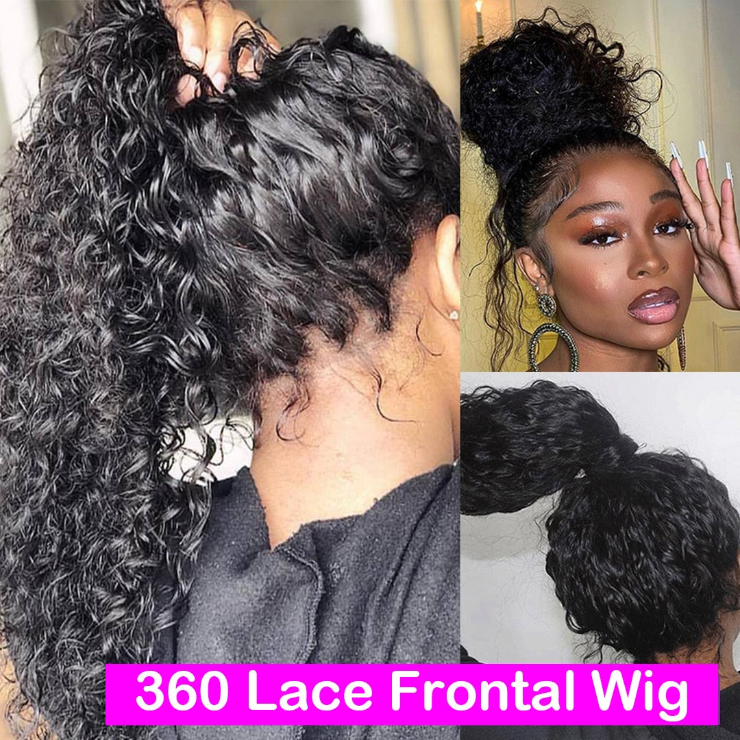 Hd Lace Wig 13x6 Human Hair Wigs For Women Brazilian Hair 13x4 Deep Wave 360 Lace Frontal Wig 30 Inch Water Wave Lace Front Wig