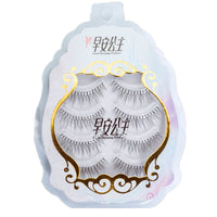 4pairs Natural False Eyelashes Thin Band Hand Made Short Lighter Eyelash Cosplay Korean Fashion Wispy Extension Makeup Tools