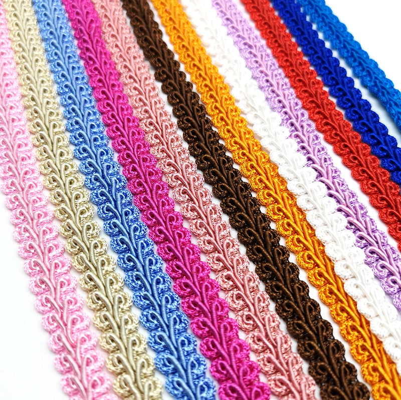 2 yards Lace Trim Ribbon Centipede Braided Lace DIY Craft Sewing Accessories Wedding Decoration Fabric Curve Lace