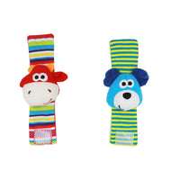 Infant Baby Kids Socks rattle toys Wrist Rattle and Foot Socks 0~24 Months 20% off