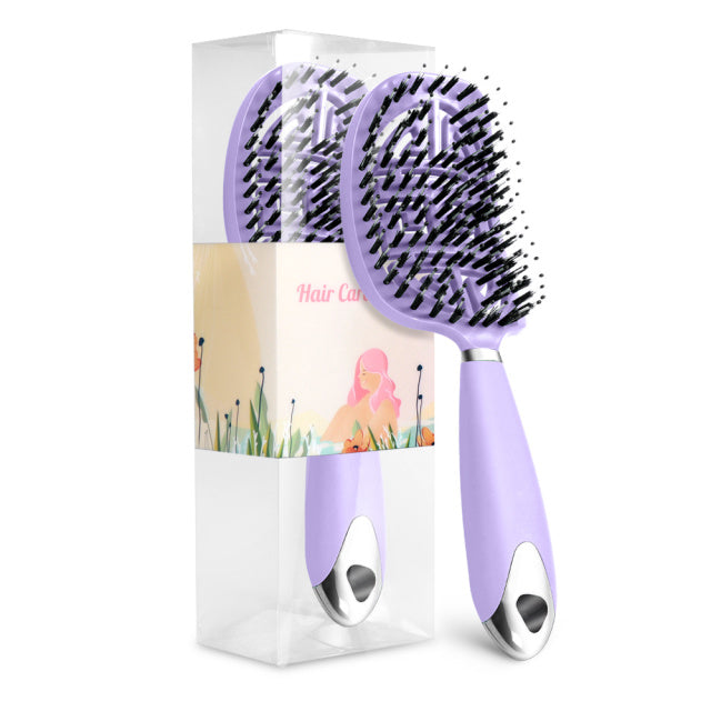 Pop Brush Brosse Detangling Hair Brush Nylon Scalp Massage Hair Comb Women Wet Cur Hair Brush Professional Hairdressing Styling