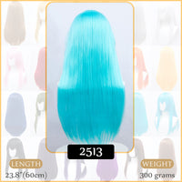 Synthetic Wigs Air Volume High Temperature Soft Hair Silk Bulk Hair Long Curly Big Wave Hair Straight Wig Cosplay
