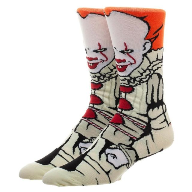 Jason Voorhees Freddy Pennywise Beetlejuice Pinhead Hellraiser Scary Cosplay Costumes Cotton Socks Halloween Adult Stockings