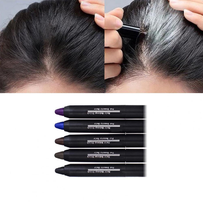 3.5g Black Brown One-Time Hair dye Instant Gray Root Coverage Hair Color Cream Stick Temporary Cover Up White Hair Colour Dye