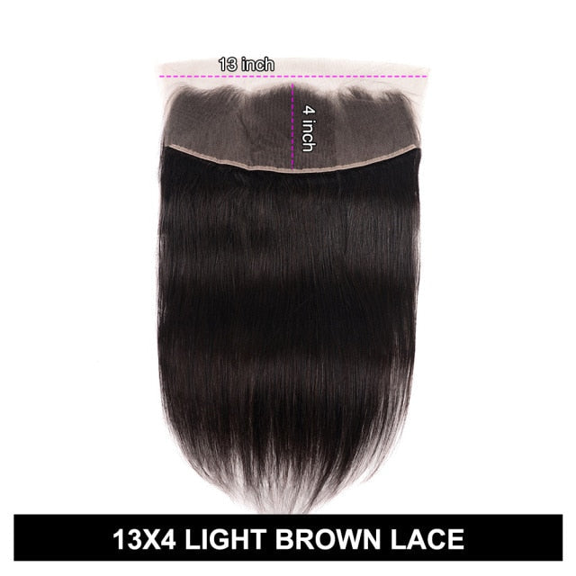 13x4 Light Brown Lace Frontal Closure Swiss Lace