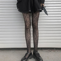 黒ミディアムグリッドセクシーな女性ハイウエストストッキング網クラブタイツニットネットストッキングメッシュアニメロリータ JK コスプレ衣装