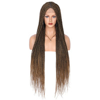 36 Inches Full Lace Front Knotless Box Braided Wigs With Baby Hair